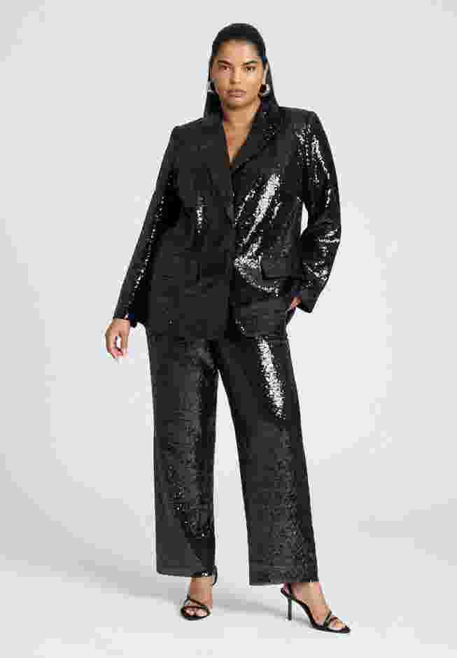 Boxy Sequin Blazer image number 3