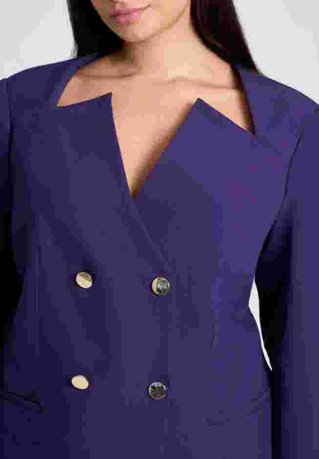 Cutaway Neckline Blazer image number 3