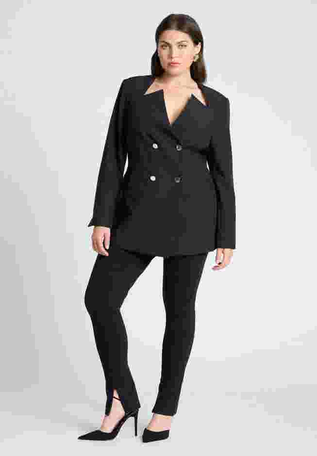 Cutaway Neckline Blazer image number 2