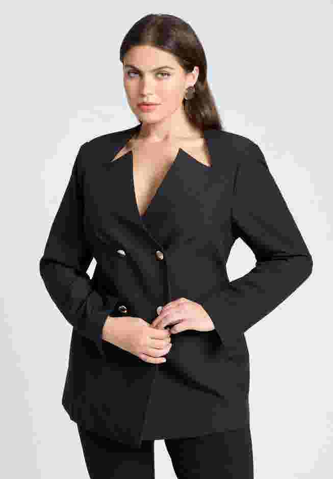 Cutaway Neckline Blazer image number 0