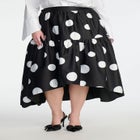 ELOQUII x kate spade new york Tiered Dot Maxi Skirt image number null