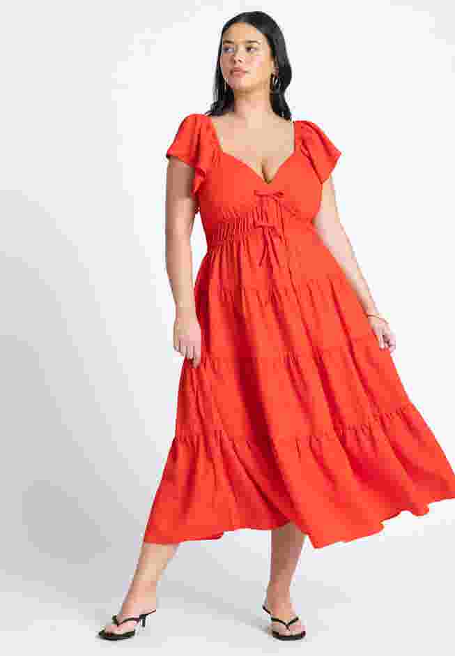 Ruffled Tiered Maxi Dress image number 0