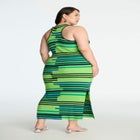 Mixed Stripe Ribbed Dress image number null