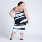 Intarsia Column Dress image number null