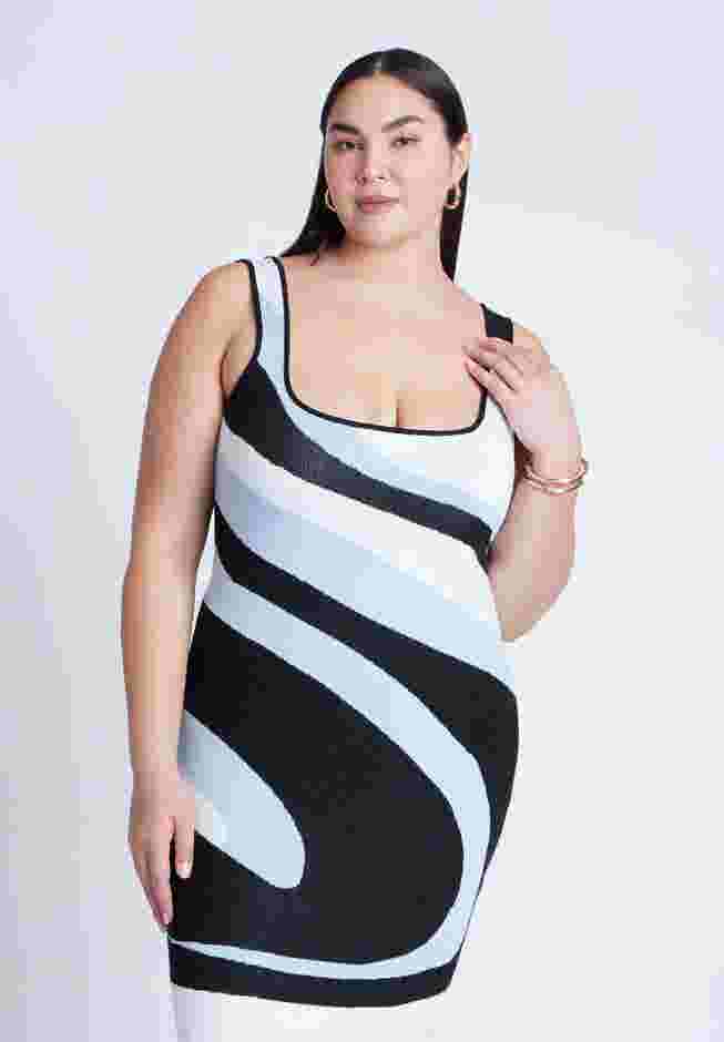 Intarsia Column Dress image number 2