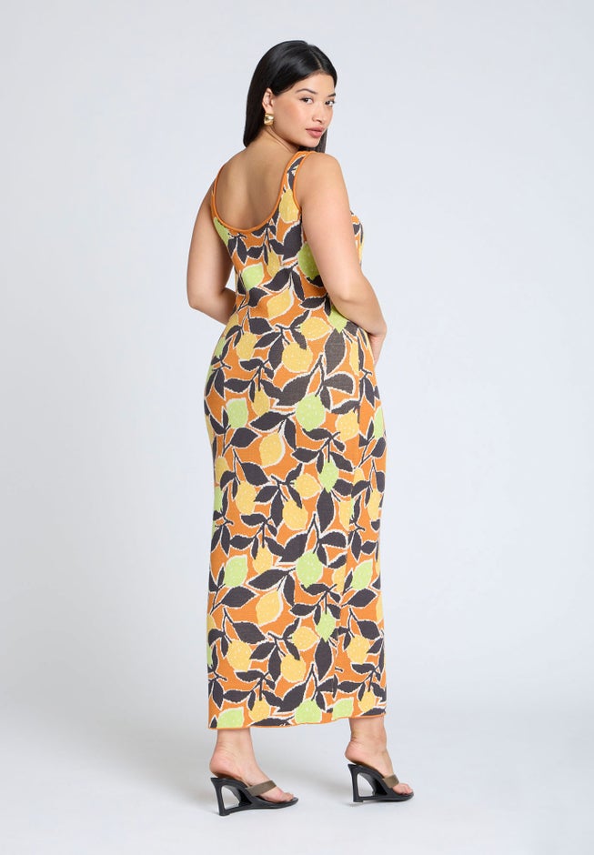 Intarsia Column Dress image number 1