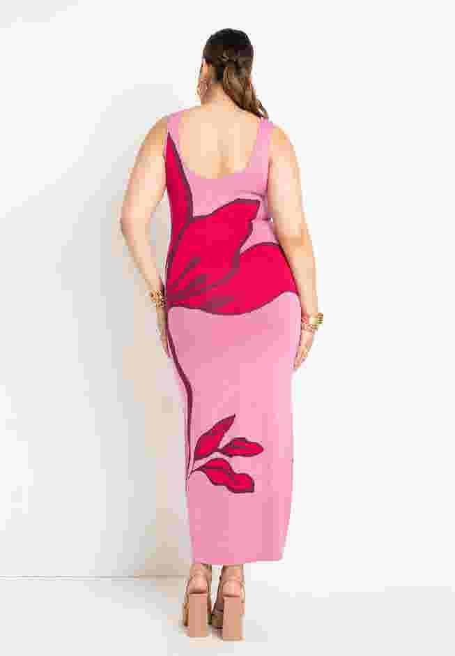 Intarsia Column Dress image number 1
