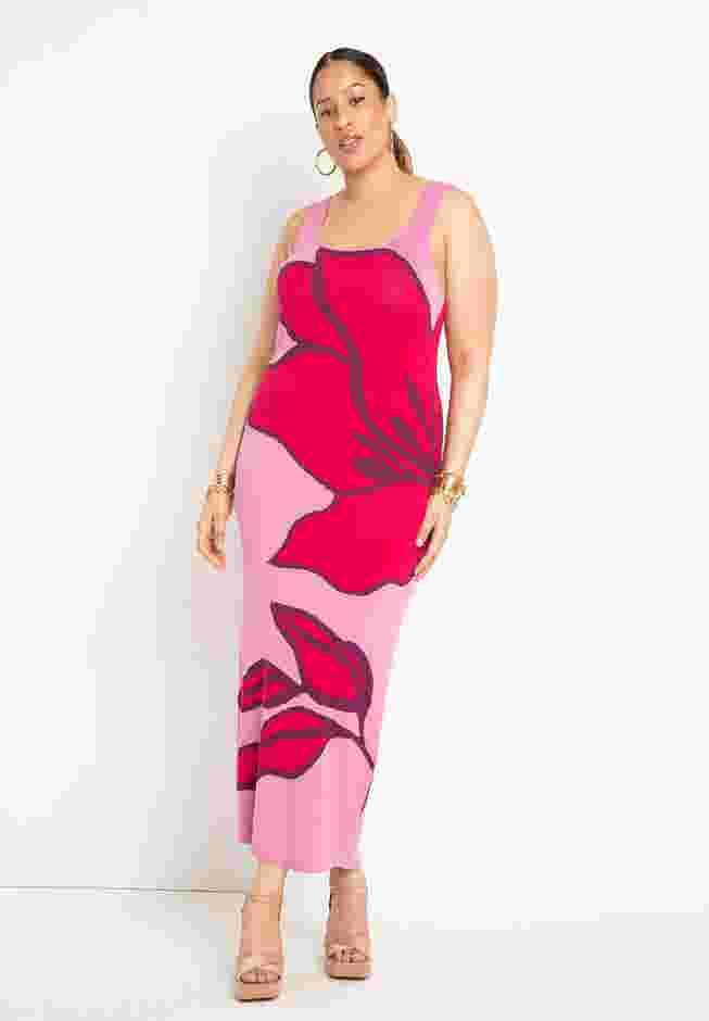 Intarsia Column Dress image number 0