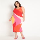 Intarsia Column Dress image number null