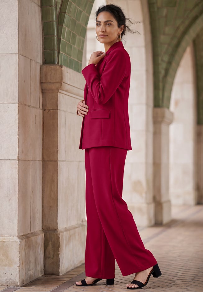 Bi-Stretch Shaped Blazer image number 1