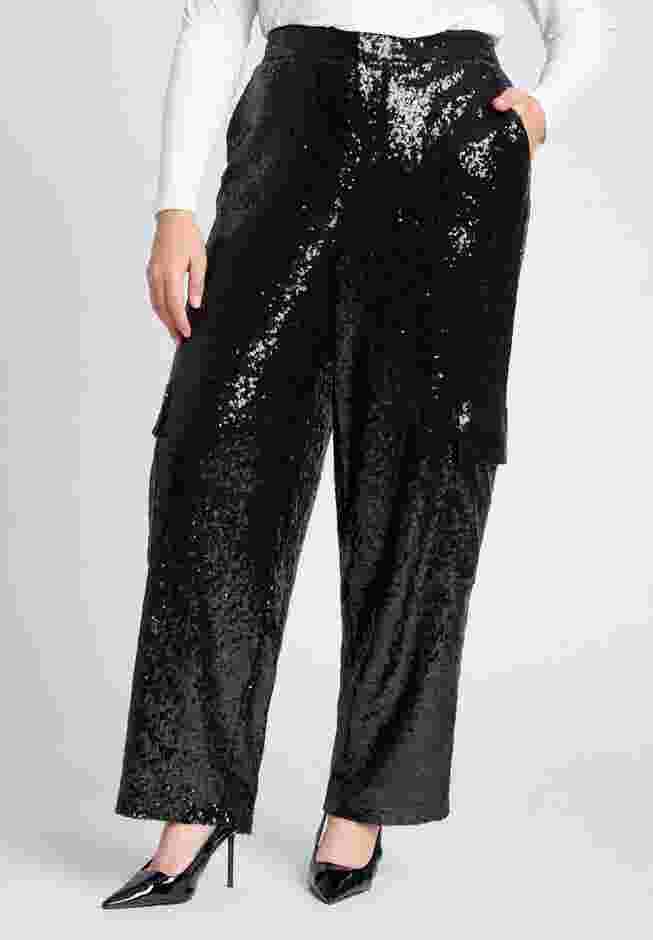 Sequin Cargo Pant image number 1