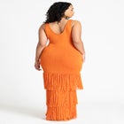 Fringe Sweater Dress image number null