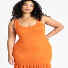 Fringe Sweater Dress image number null