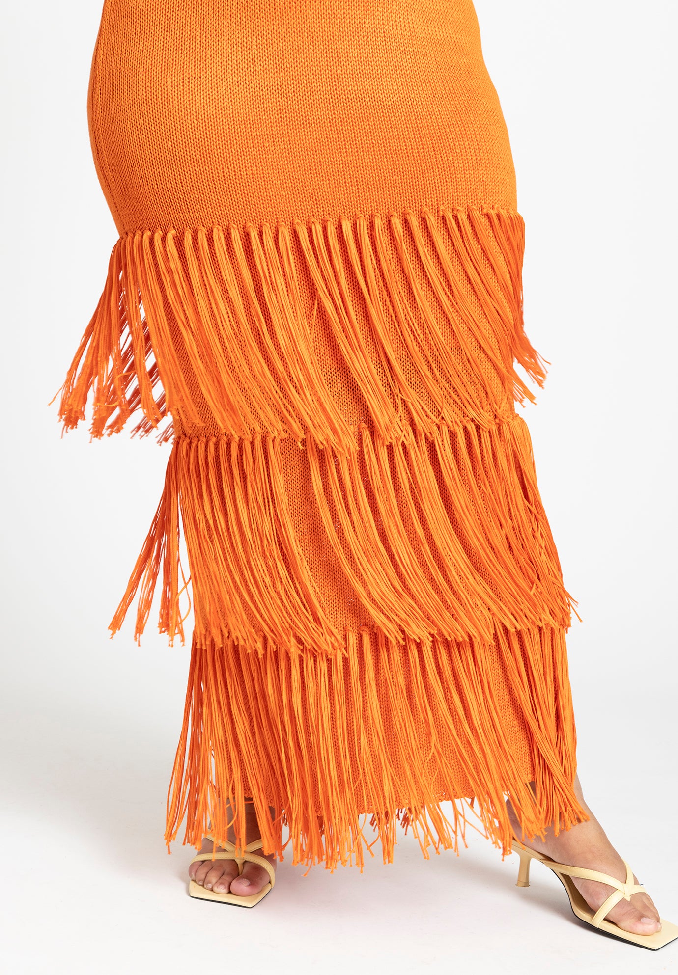 Fringe Sweater Dress image number 3