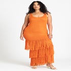 Fringe Sweater Dress image number null