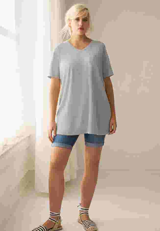 V-neck A-line Tunic image number 0