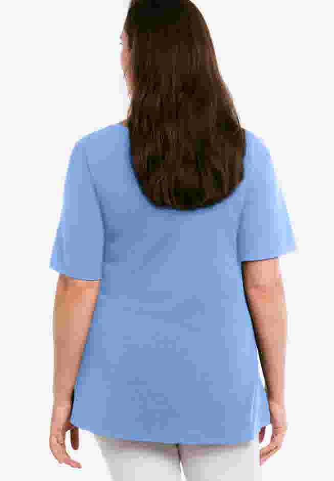 V-neck A-line Tunic image number 1