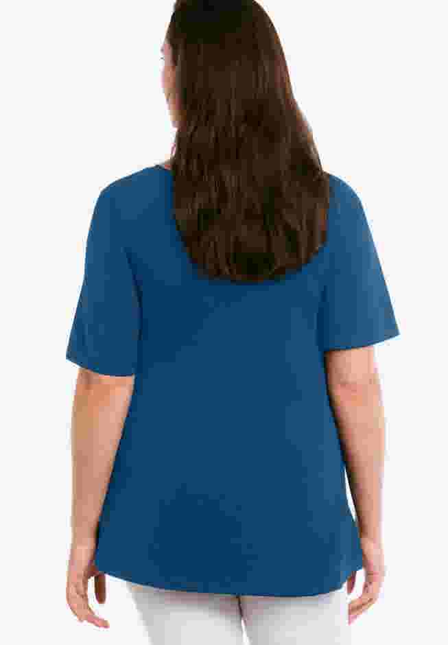 V-neck A-line Tunic image number 1