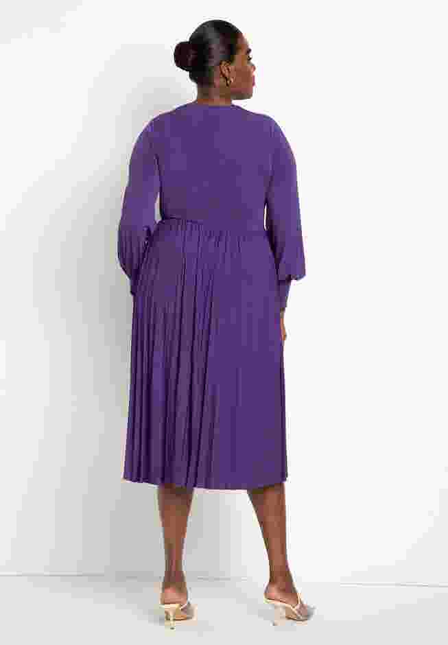 Knot Front Pleated Skirt Dress image number 2