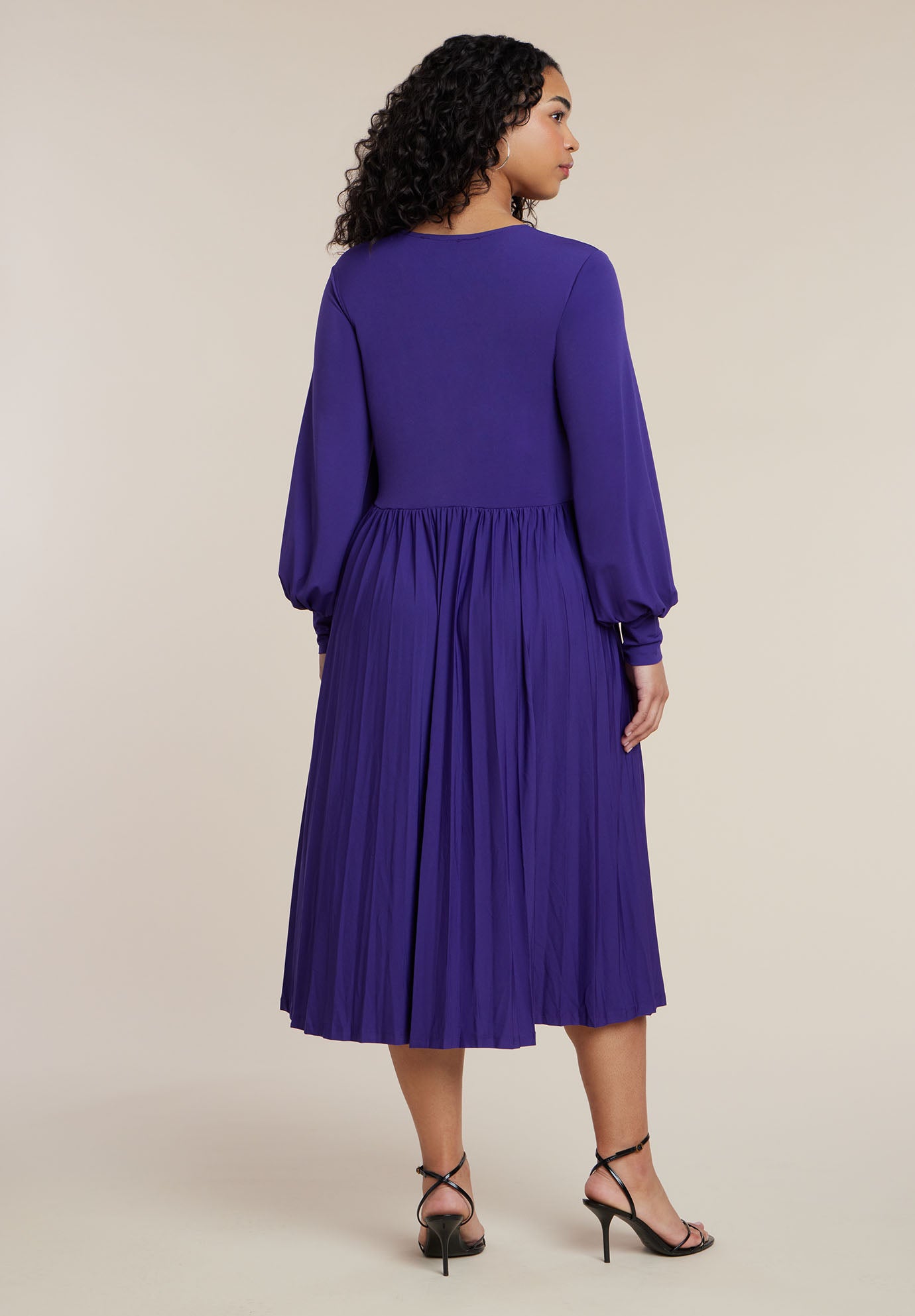 Knot Front Pleated Skirt Dress image number 1