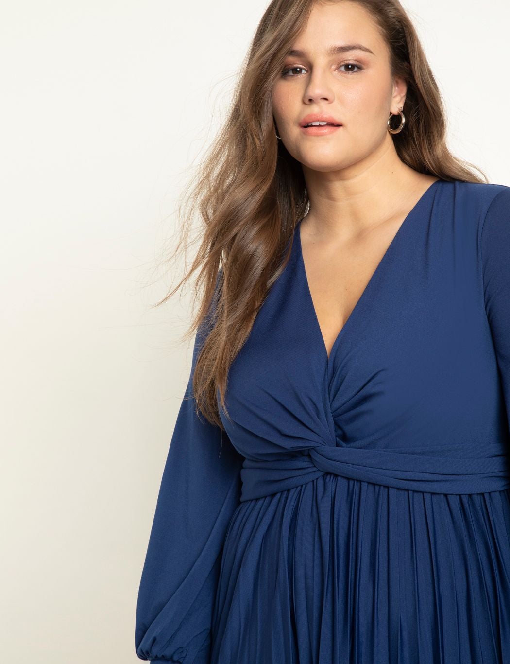 Knot Front Pleated Skirt Dress image number 1