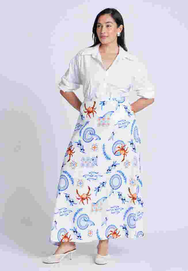 Printed Full Skirt image number 0