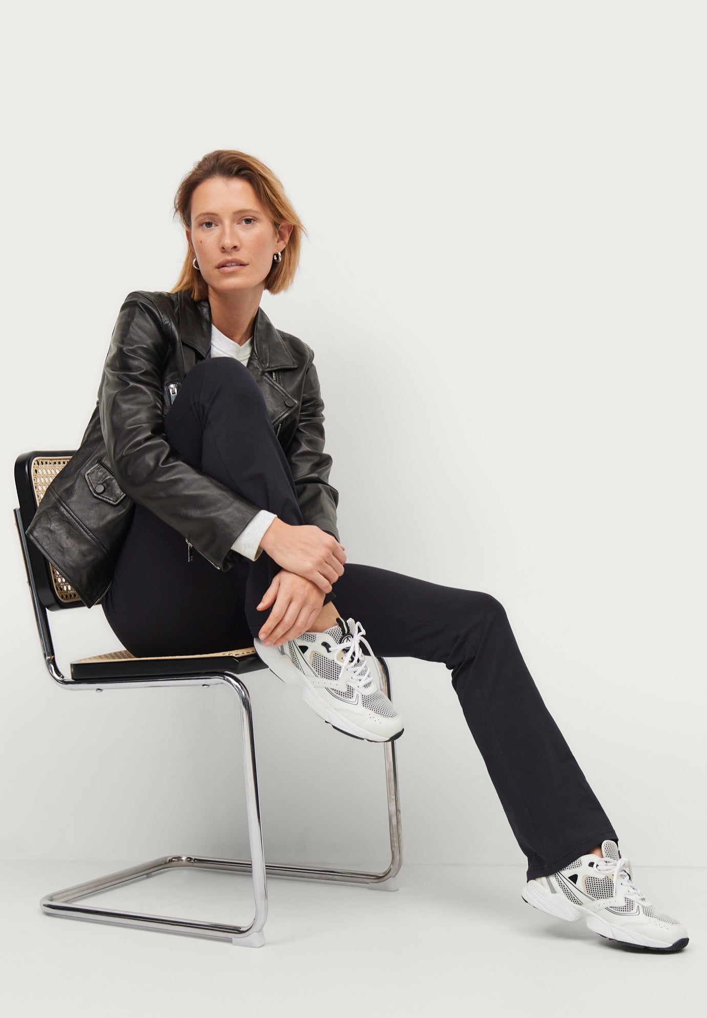 Cotton Spandex Bootcut Leggings image number 4