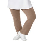 Stretch Knit Bootcut Leggings image number null