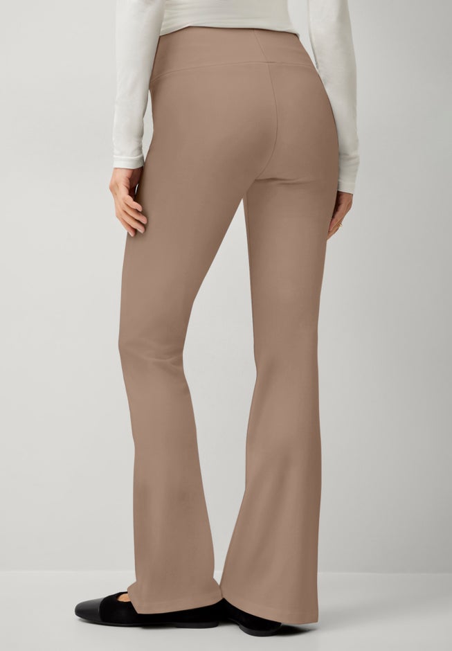 Stretch Knit Bootcut Leggings image number 1