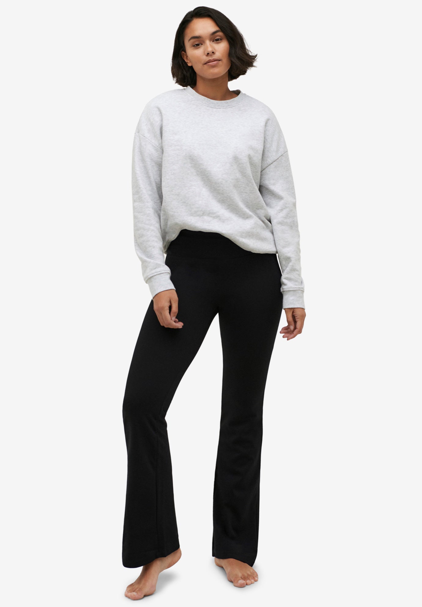 Knit Bootcut Leggings image number 0