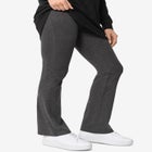 Knit Bootcut Leggings image number null