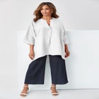 Hi-Low Linen Tunic image number null