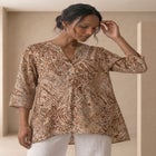 Hi-Low Linen Tunic image number null