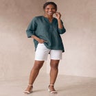 Hi-Low Linen Tunic image number null