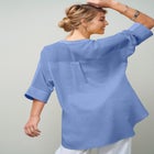 Hi-Low Linen Tunic image number null