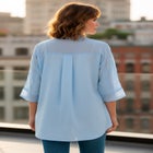Hi-Low Linen Tunic image number null