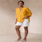 Hi-Low Linen Tunic image number null
