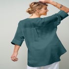 Hi-Low Linen Tunic image number null