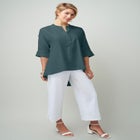 Hi-Low Linen Tunic image number null