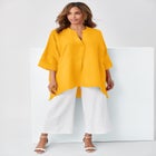 Hi-Low Linen Tunic image number null