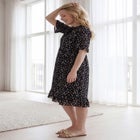Ruffled Empire Dress image number null
