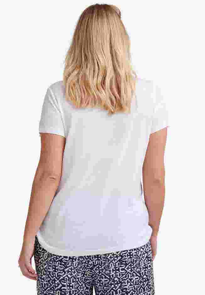Drapey V-Neck Tee image number 1
