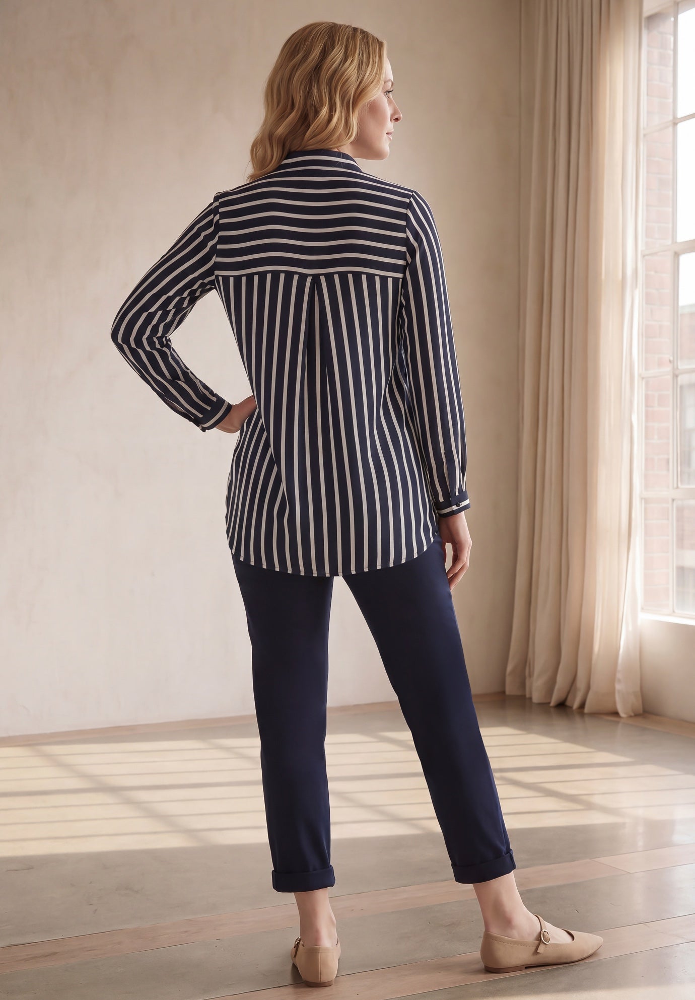 Button Placket Popover Tunic image number 1