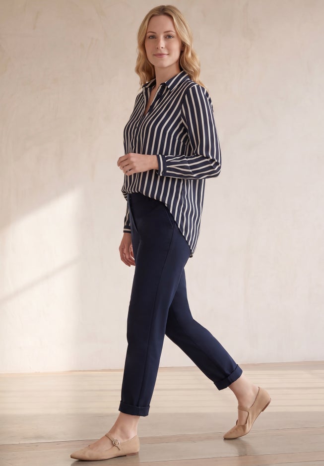 Button Placket Popover Tunic image number 2