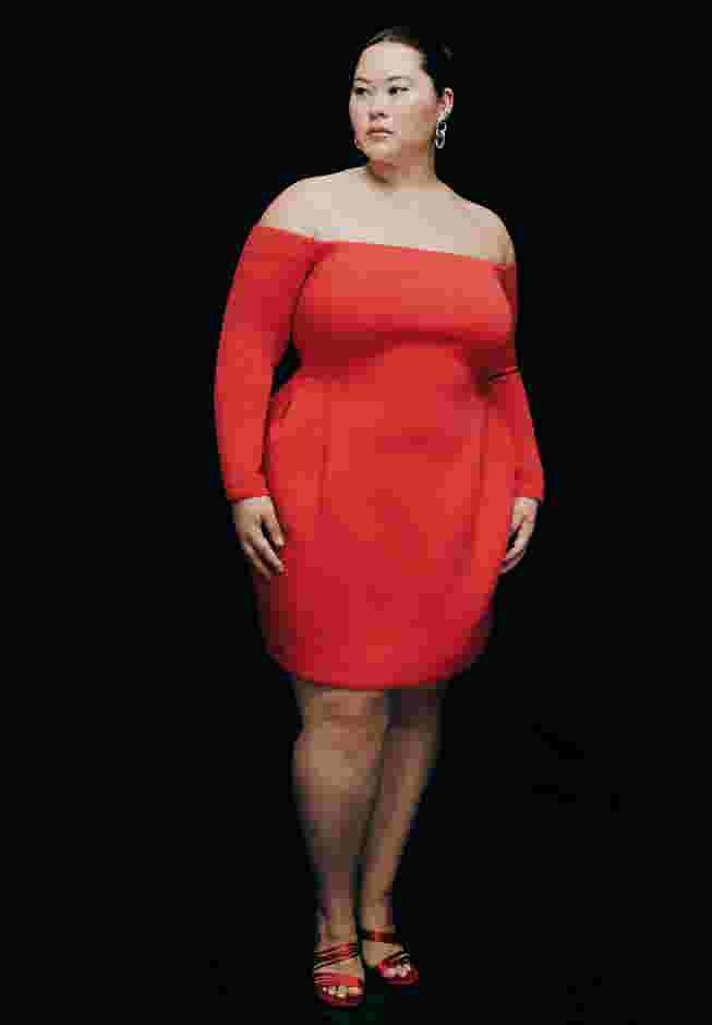 Off The Shoulder Structured Mini Dress image number 0