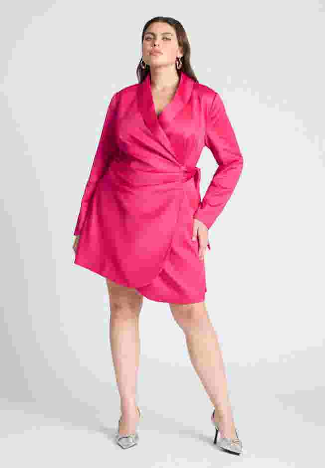 Tie Detail Blazer Mini Dress image number 1