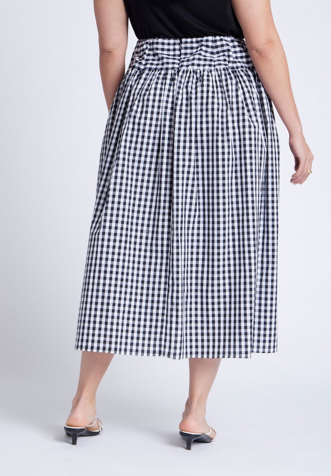 Gingham Full Skirt image number 3