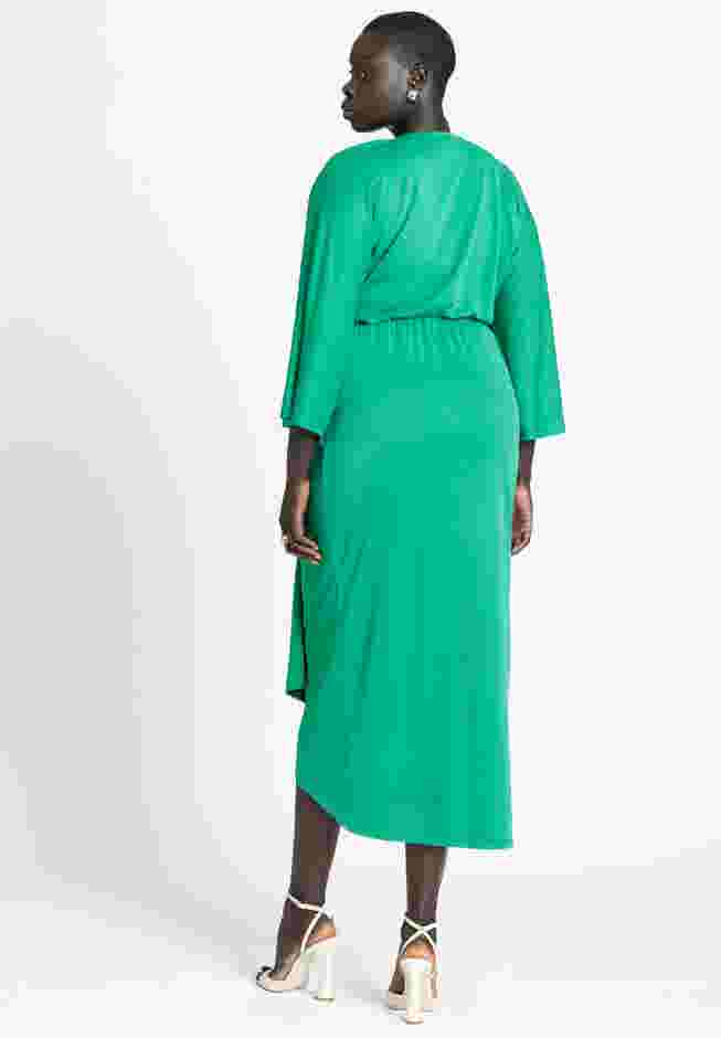 Draped Skirt Knit Dress image number 1