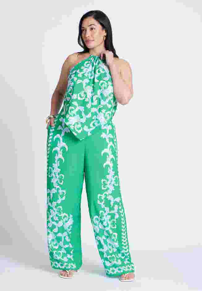 Placed Print Pull On Pant image number 1