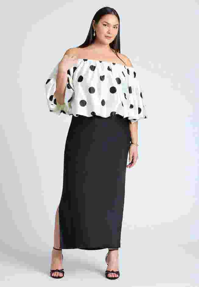 Satin Bubble Top image number 3